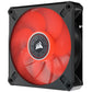CORSAIR ML120 Elite 120mm Red Premium PWM Magnetic Levitation Cabinet Fan (Black) (Single Pack)