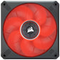 CORSAIR ML120 Elite 120mm Red Premium PWM Magnetic Levitation Cabinet Fan (Black) (Single Pack)