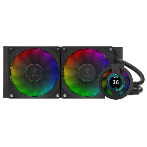 GAMDIAS CHIONE P3 240U 240mm ARGB CPU Liquid Cooler (Black)