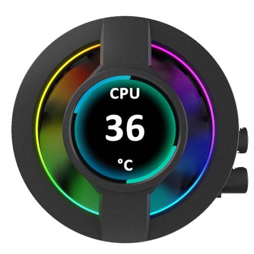 GAMDIAS CHIONE P3 240U 240mm ARGB CPU Liquid Cooler (Black)