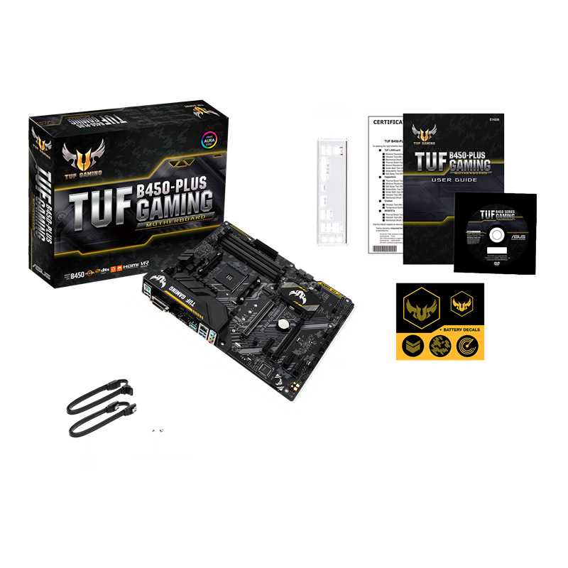 ASUS TUF GAMING B450 PLUS G AMD AM4 MOTHERBOARD