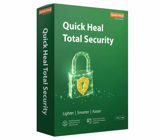 QUICK HEAL TOTAL SECURITY 3 USER 1 YEAR 2HRS EMAIL DELIVERY