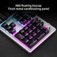 AULA F2028 Full Size RGB Wired Membrane Gaming Keyboard ( Black / Grey ) ( Membrane Switch ) (‎F2028)