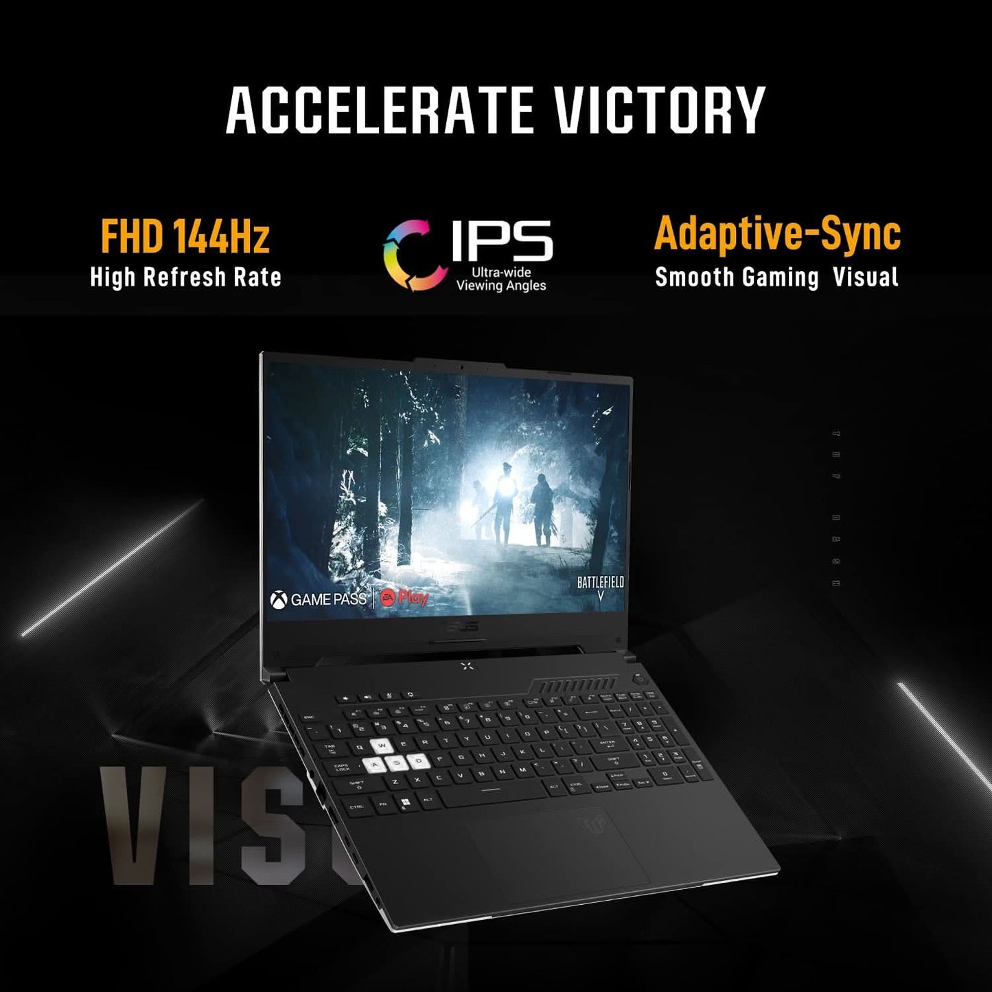 ASUS FX517ZC-HN036WS [CI5-12450H 12TH GEN/8GB DDR4/512GB SSD/WIN11 HOME+MSO/15.6 INCH/4GB RTX 3050 GRAPHICS /1 YEAR(S)/BLACK]