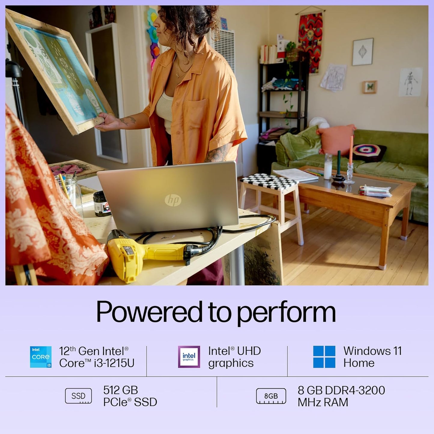 HP 15 FD0061TU [CI3-1215U 12TH GEN/8GB/512GB SSD/WIN11 HOME+MSO/15.6 INCH/INTEGRATED GRAPHICS /1 YEAR(S)/SILVER]