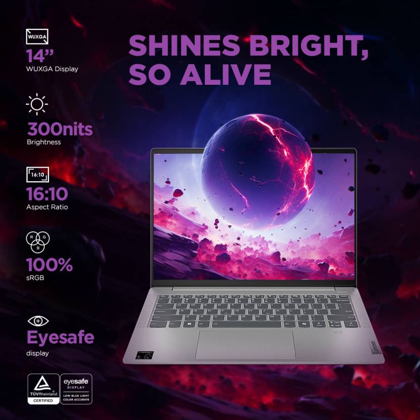 LENOVO IDEAPAD SLIM 5X 83HL0035IN [SD-X1P-42-100 SNAPDRAGON X PLUS/16GB/1TB SSD/WIN11 HOME+MSO/14.0 INCH/INTEGRATED GRAPHICS /1 YEAR(S)/GREY]