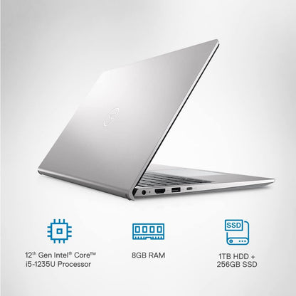 DELL INSPIRON 15-3520(M) [CI5-1235U 12TH GEN/8GB DDR4/512GB SSD/NO DVD/WIN11 HOME+MSO/15.6 INCH/INTEGRATED GRAPHICS/1 YEAR/SILVER]
