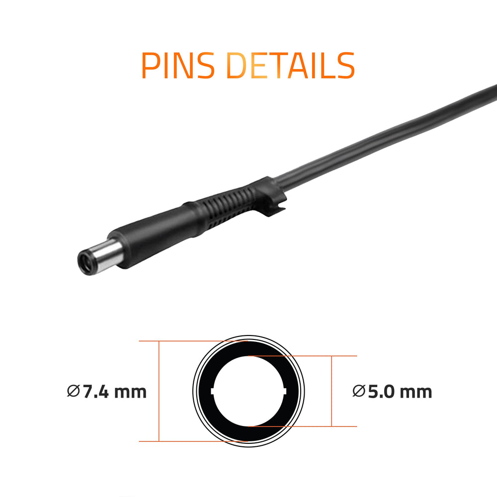 AR0903 90 Watt Laptop Charger/Adapter with Power Cord Compatible with HP Laptops (19 V/4.74 A, Pin: 7.4 x 5.0 mm)