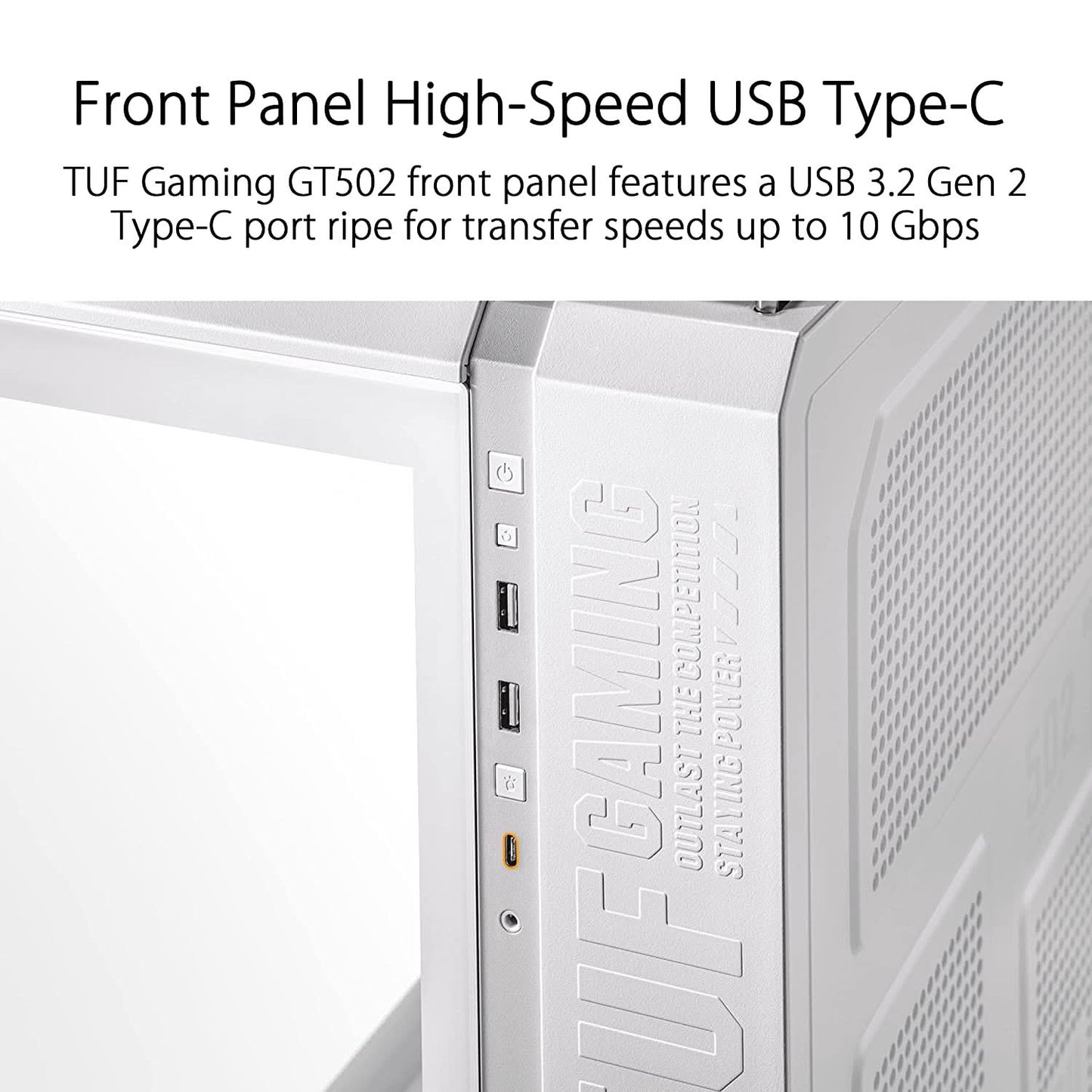 ASUS TUF GAMING GT502 MID-TOWER ATX GAMING CABINET WHITE