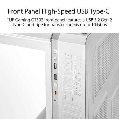 ASUS TUF GAMING GT502 MID-TOWER ATX GAMING CABINET WHITE
