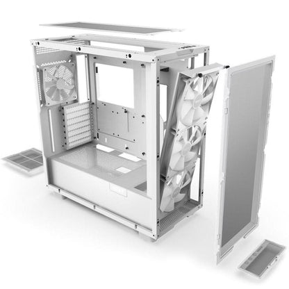 NZXT H7 FLOW MID-TOWER WITH RGB FANS CABINET WHITE CM-H72FW-R1