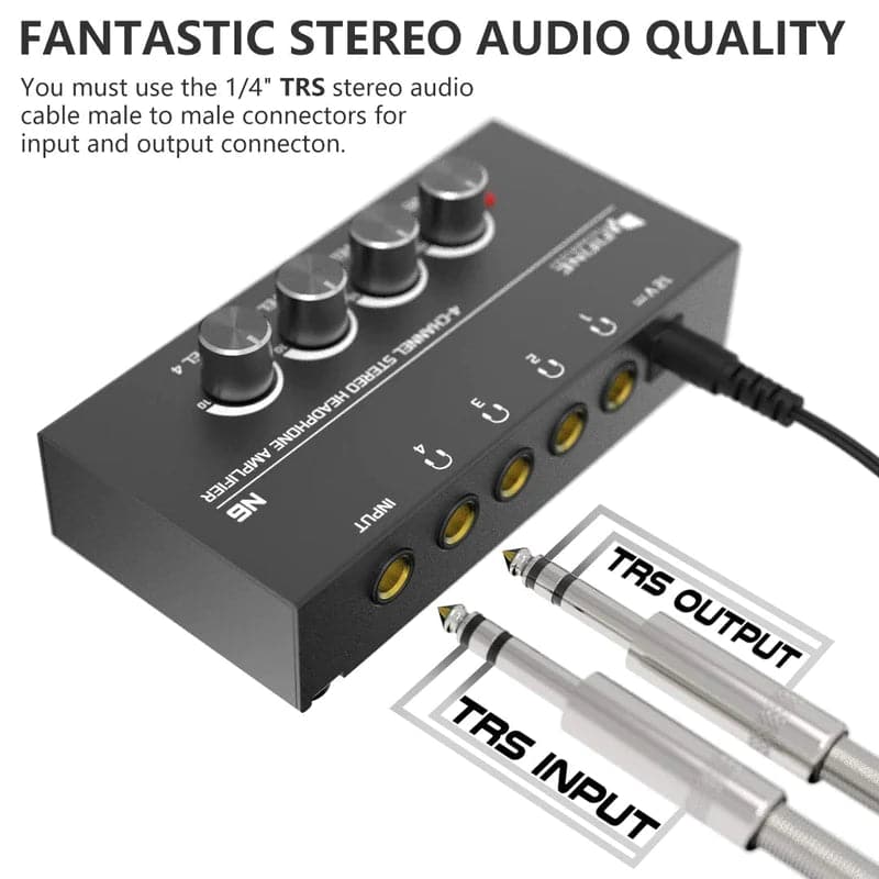 FIFIINE N6 Stereo Headphone Amplifier