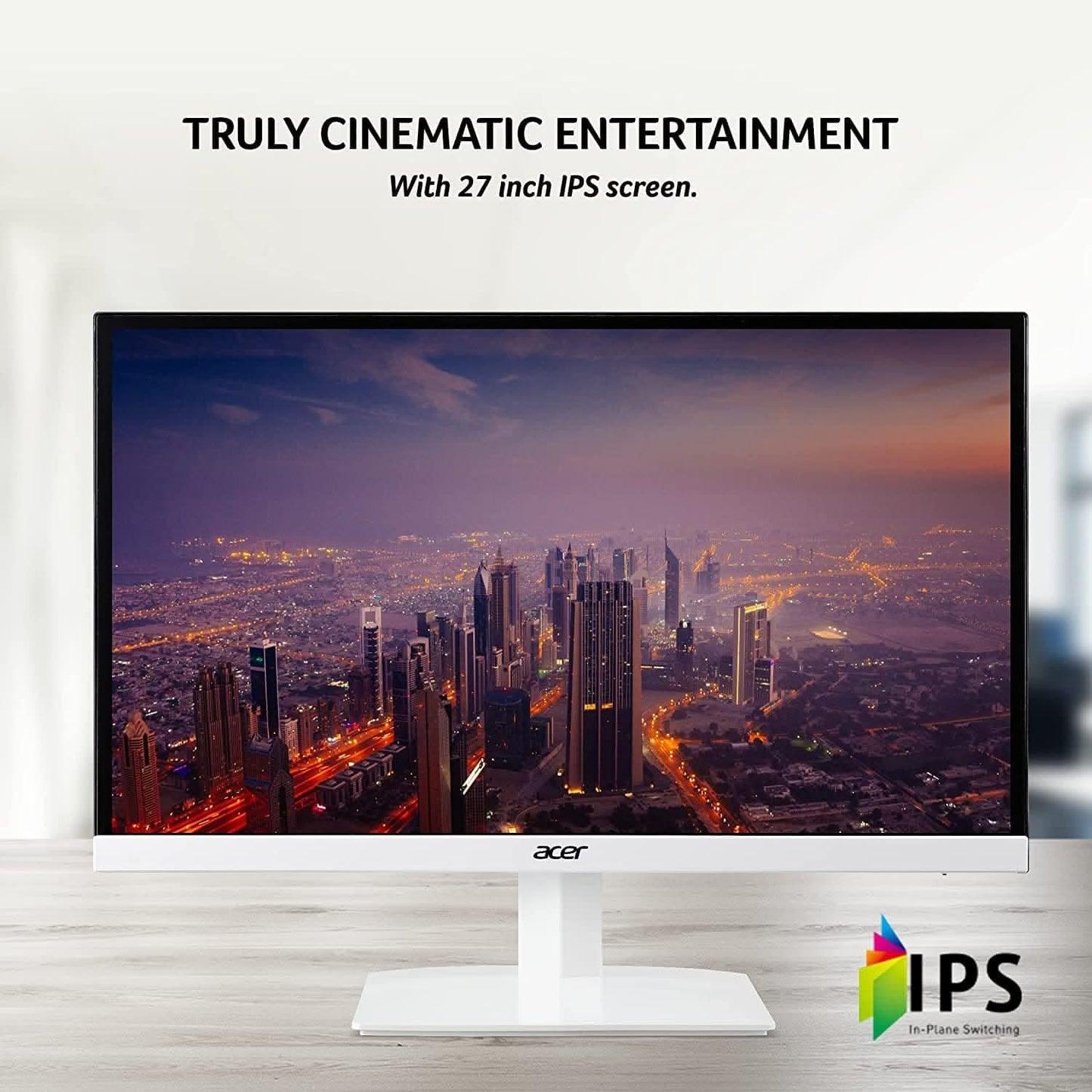 ACER 27 INCH HA270AR FHD IPS MONITOR