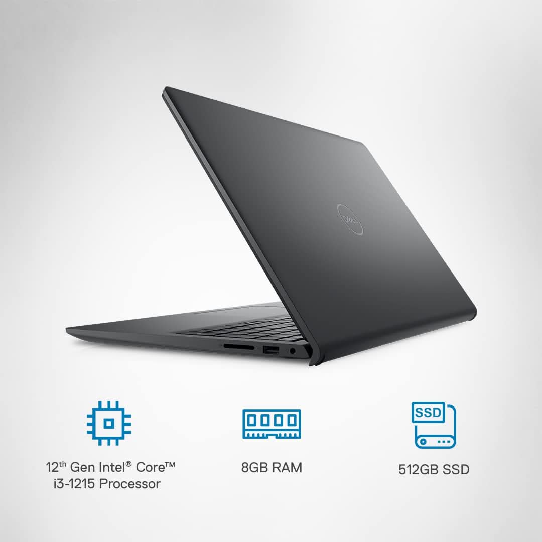 DELL INSPIRON 15-3520 [CI3-1215U 12TH GEN/8GB/512GB SSD/WIN11 HOME+MSO/15.6 INCH/INTEGRATED GRAPHICS /1 YEAR(S)/BLACK]