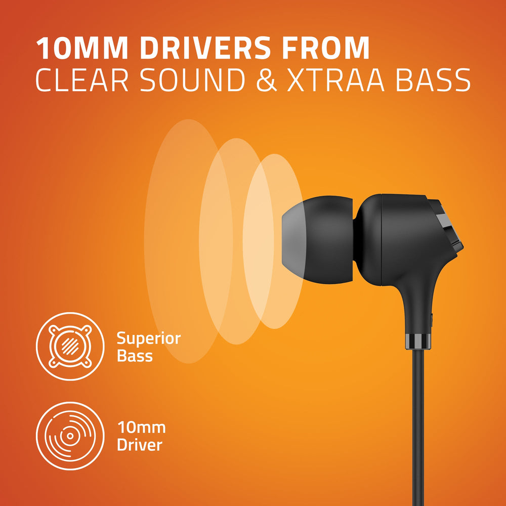 E500M In-Ear Wired Earphones With Mic