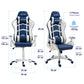 ANT ESPORTS CHAIR 9077 - WHITE & BLUE