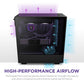 NZXT H5 FLOW MID-TOWER E-ATX COMPACT CABINET BLACK