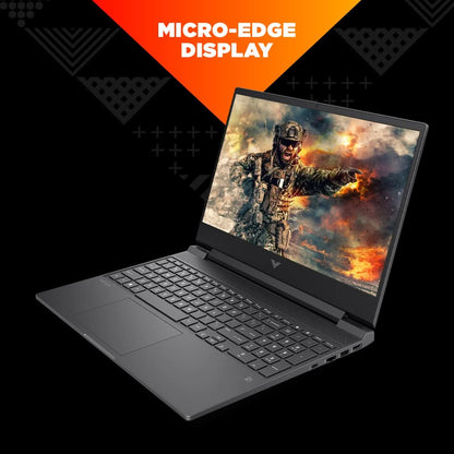 HP VICTUS 15-FB0040AX [R5-5600H RYZEN/8GB DDR4/512GB SSD/NO DVD/WIN11 HOME+MSO/15.6 INCH/4GB GRAPHICS GTX 1650/1 YEAR/BLACK]