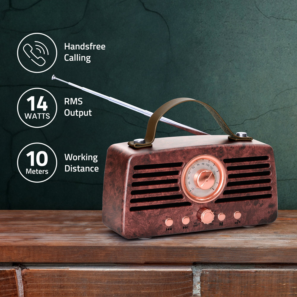 BT45 Retro Portable Wireless Bluetooth Speaker