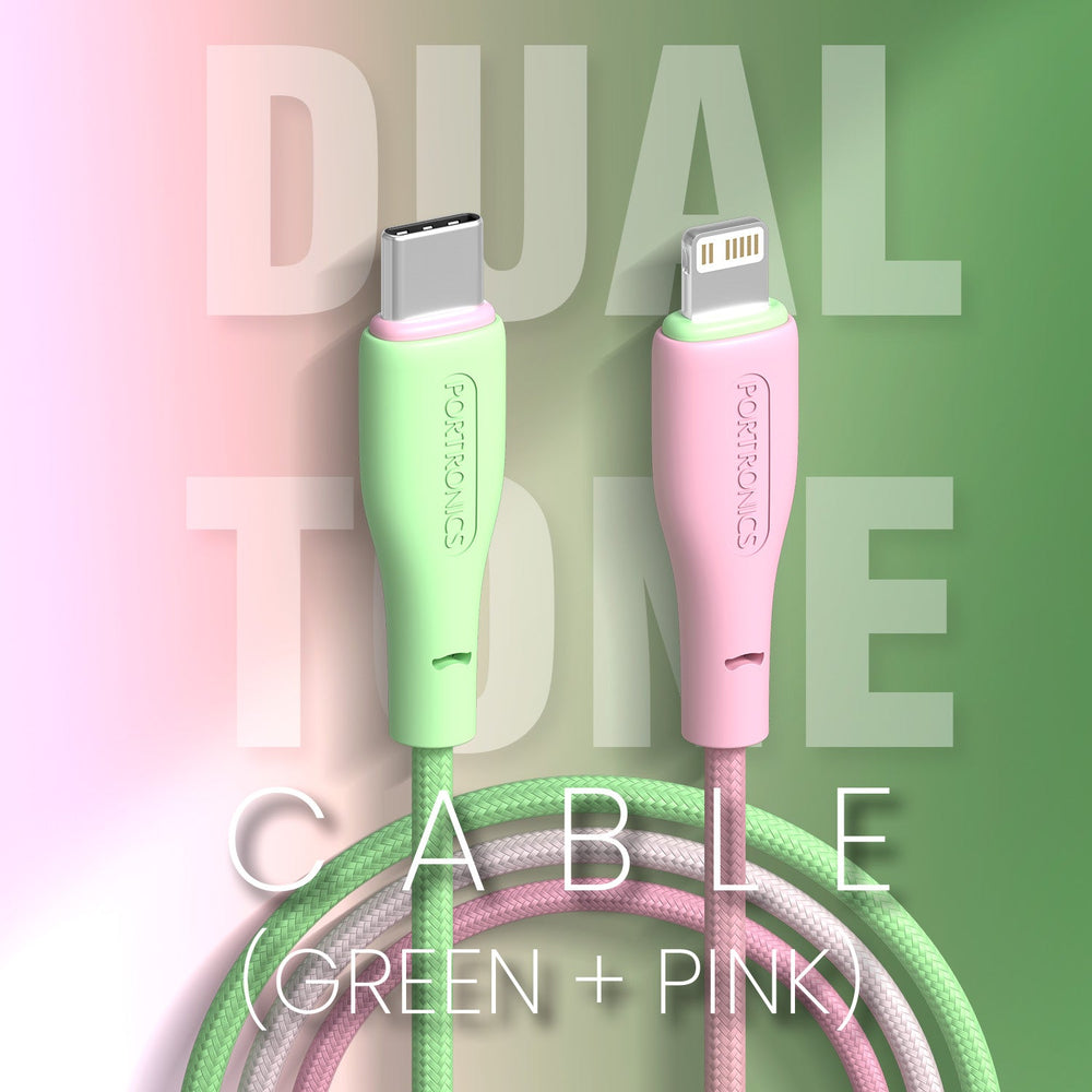 HUE X - Type C To 8 Pin 20W 1M, White+Blue