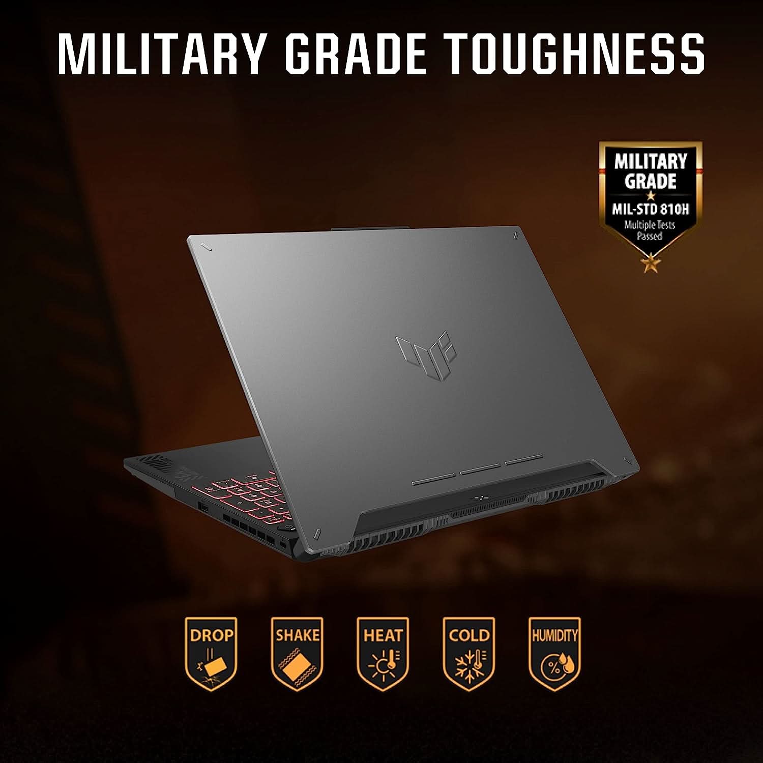 ASUS TUF GAMING F15 FX507ZV-LP094W [CI7-12700H 12TH GEN/16GB DDR5/512GB SSD/WIN11 HOME/15.6 INCH/8GB RTX 4060 GRAPHICS /1 YEAR(S)/GREY]