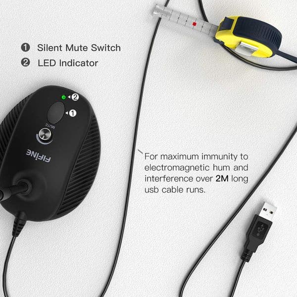 FIFINE K052 Gooseneck USB Microphone