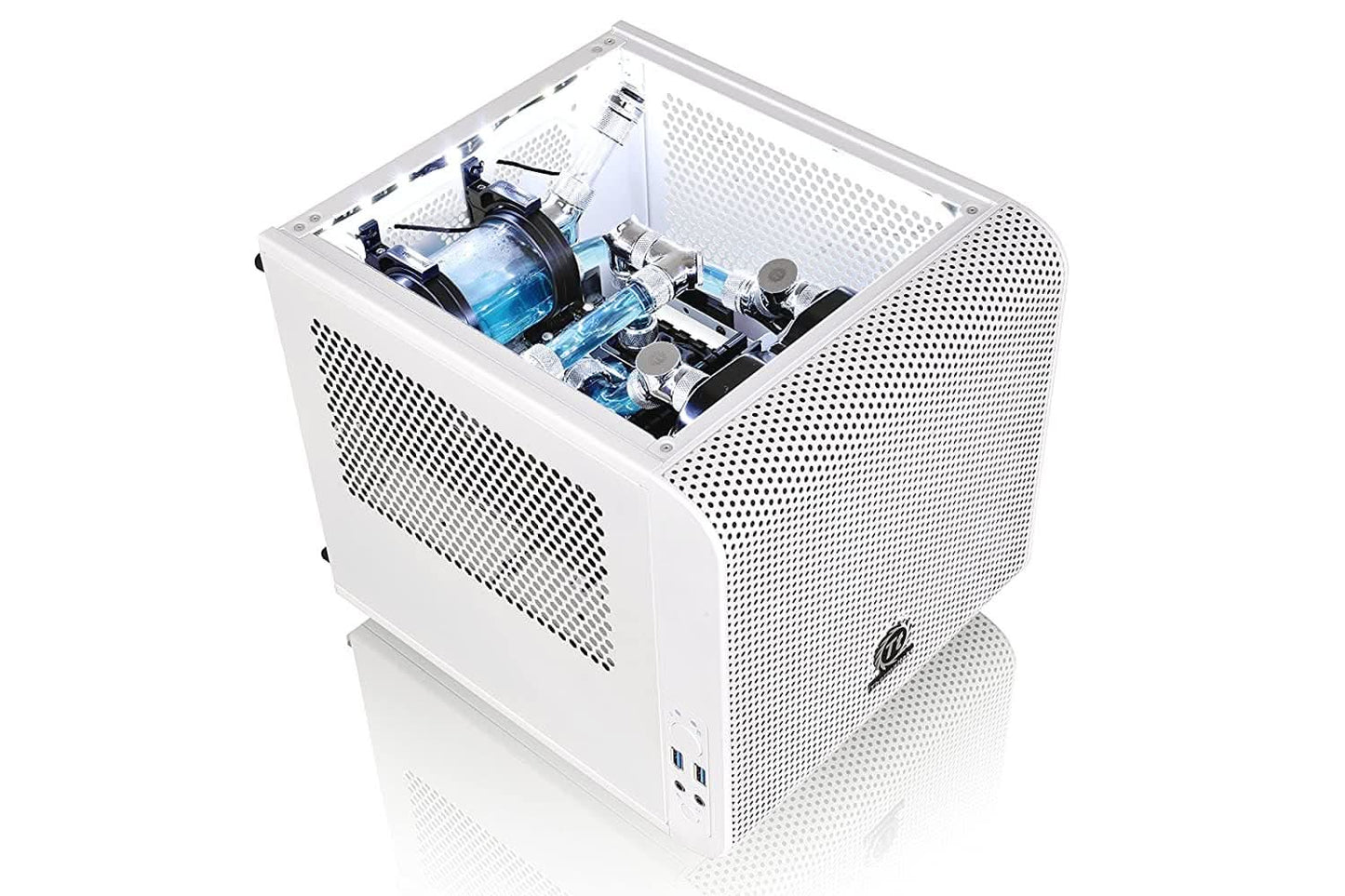 THERMALTAKE CORE V1 MINI ITX CABINET SNOW WHITE
