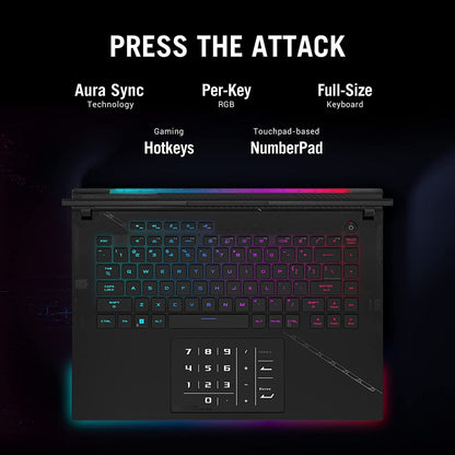 ASUS ROG STRIX SCAR 16 G634JZ-NM057WS [CI9-13980HX 13TH GEN/32GB DDR4/1TB SSD/NO DVD/WIN11 HOME+MSO/16.0 INCH/12GB GRAPHICS RTX 4080/1 YEAR/BLACK]