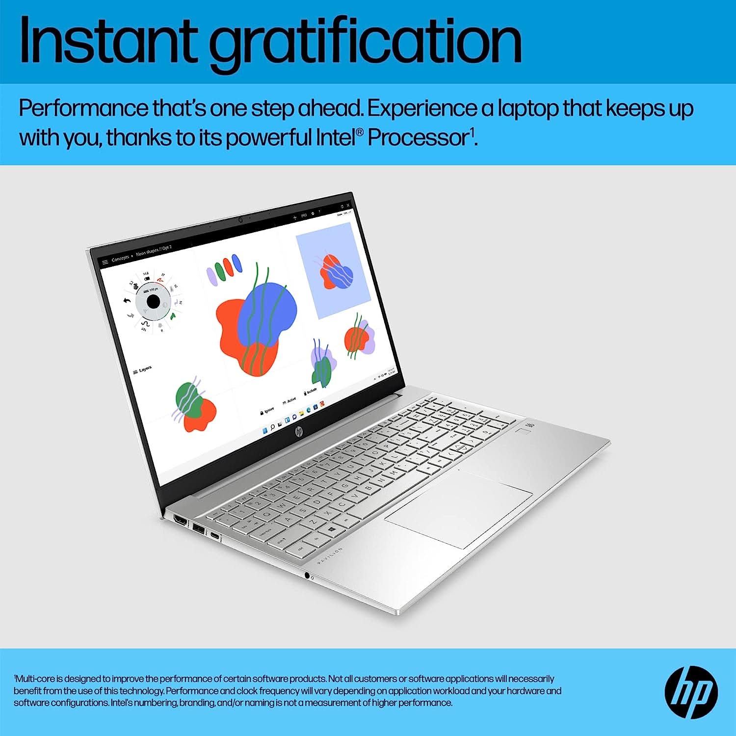 HP PAV 15-EG3036TU [CI7-1360P 13TH GEN/16GB DDR4/1TB SSD/WIN11 HOME+MSO/15.6 INCH/INTEGRATED GRAPHICS /1 YEAR(S)/SILVER]