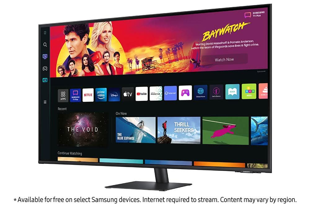 SAMSUNG 43 INCH LS43BM700UWX UHD SMART MONITOR