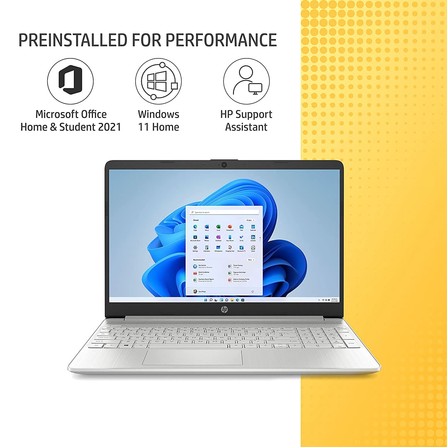 HP 15S-FQ5112TU [CI5-1235U 12TH GEN/16GB DDR4/512GB SSD/NO DVD/WIN11 HOME+MSO/15.6 INCH/INTEGRATED GRAPHICS/1 YEAR/SILVER]