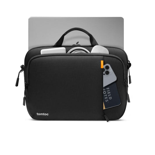 TOMTOC DEFENDER-A30 LAPTOP SHOULDER BAG BLACK-15.6 INCH