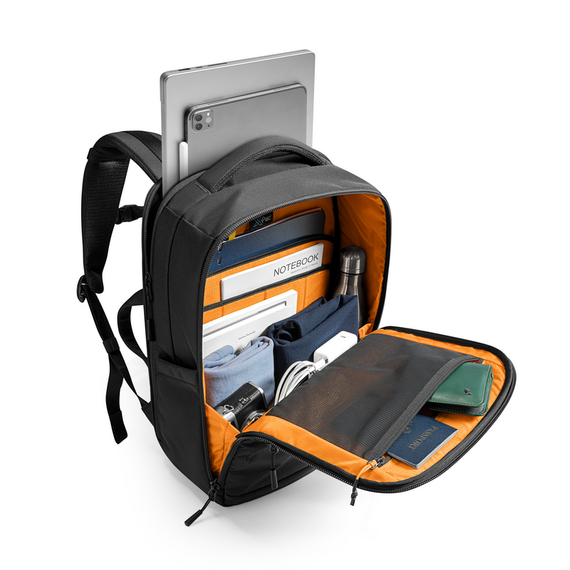 TOMTOC TECHPACK-T73 X-PAC LAPTOP BACKPACK 15.6 INCH/30L-BLACK
