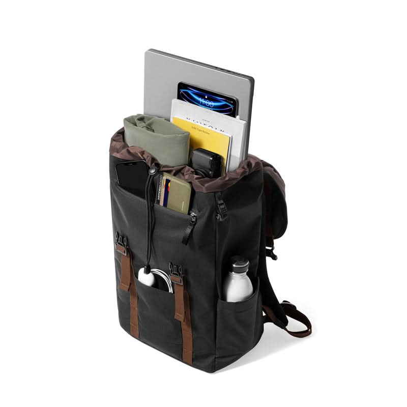 TOMTOC VINTPACK-TA1 22L LAPTOP BACKPACK 15.6 INCH/22L-BLACK