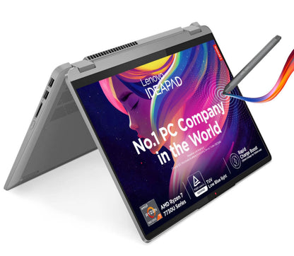LENOVO FLEX 5 82XX0071IN [R7-7730U RYZEN/16GB/512GB SSD/WIN11 HOME+MSO/14.0 INCH/INTEGRATED GRAPHICS /1 YEAR(S)/GREY]