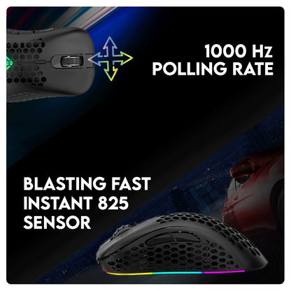 COSMIC BYTE SPECTRUM GAMING MOUSE RGB BLACK