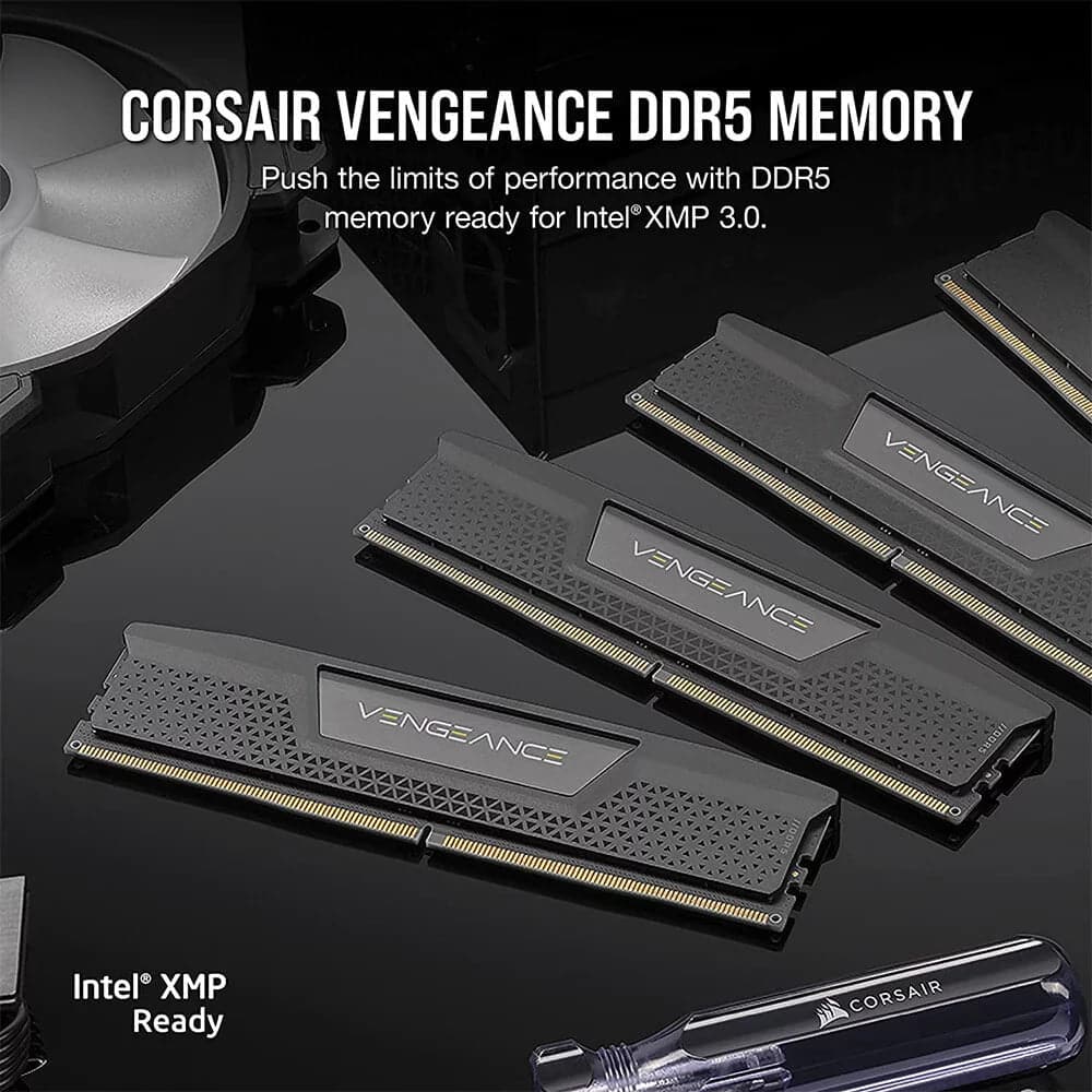 CORSAIR Vengeance 32GB ( 16GB x 2 ) 5200MHz DDR5 RAM ( Black ) ( CL40 )