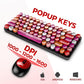 ANT ESPORTS WKM33 WIRELESS RETRO KEYBOARD AND MOUSE COMBO (CHERRY RED) R-41211141, ETA-SD-20221009067, ETA-SD-20221009069