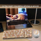 ANT ESPORTS WIRELESS RETRO KEYBOARD AND MOUSE COMBO (BROWN) WKM44