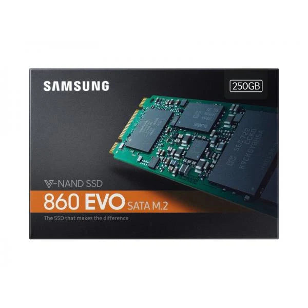 SAMSUNG 860 EVO 250GB M.2 SATA SATA 3 Solid State Drive ( SSD )