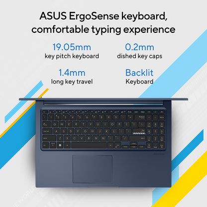 ASUS VIVOBOOK 15 X1504ZA-NJ520WS LAPTOP (12TH GEN CORE I5/ 8GB/ 512GB SSD/ WIN11 HOME)