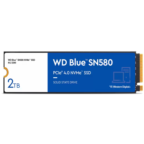 WESTERN DIGITAL Blue SN580 2TB Gen4 NVMe Internal Solid State Drive ( SSD )