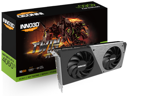 INNO3D GeForce RTX 4060 Ti Twin X2 OC 16GB Nvidia Graphic Card