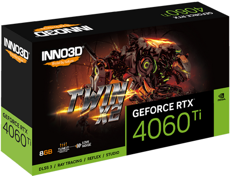 INNO3D GeForce RTX 4060 Ti Twin X2 16GB Nvidia Graphic Card