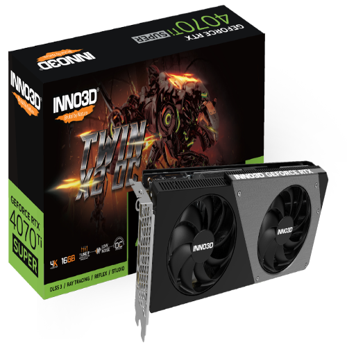 INNO3D GeForce RTX 4070 Ti Super Twin X2 OC 16GB Nvidia Graphic Card