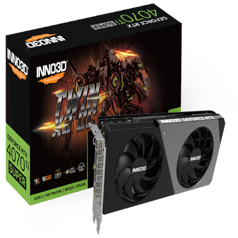INNO3D GeForce RTX 4070 Ti Super Twin X2 OC 16GB Nvidia Graphic Card