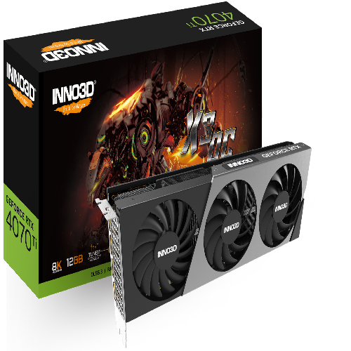 INNO3D GeForce RTX 4070 Ti X3 OC Nvidia Graphic Card