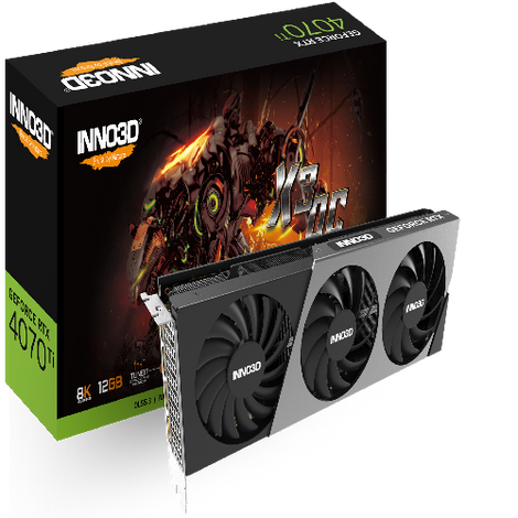 INNO3D GeForce RTX 4070 Ti X3 OC Nvidia Graphic Card