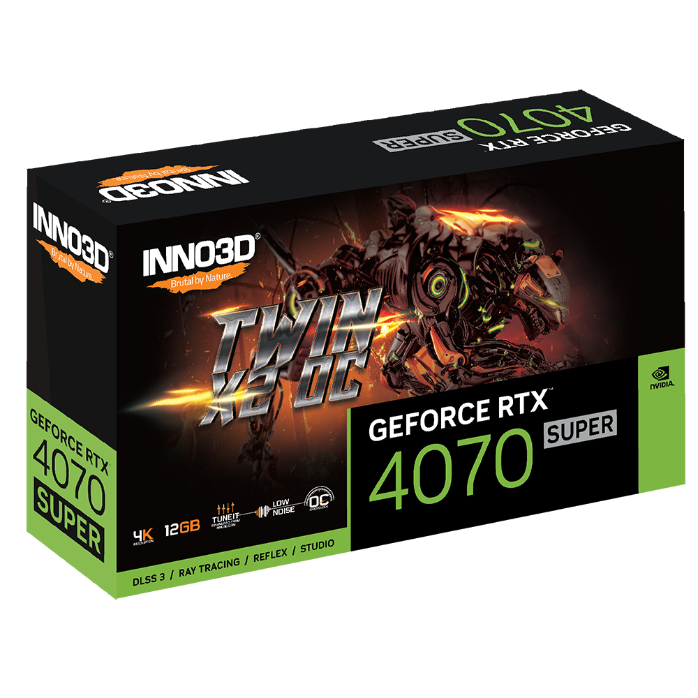 INNO3D GeForce RTX 4070 Twin X2 OC Nvidia Graphic Card