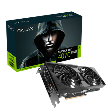 GALAX GeForce RTX 4070 Super (1-Click OC) 2X 12GB Nvidia Graphic Card